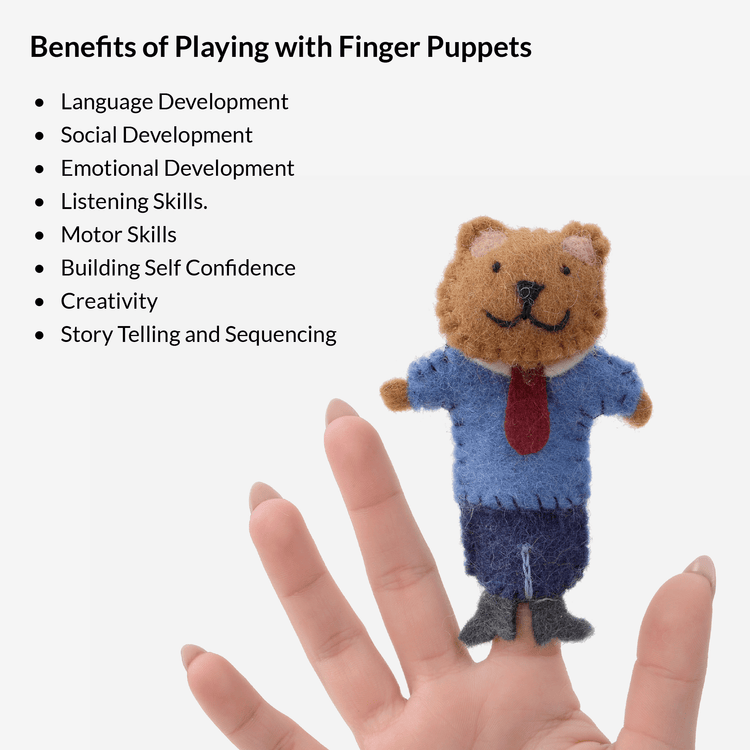 Goldilocks Three Bears Finger Puppets – Story Set Ages 3+