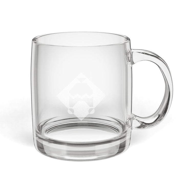 Engraved Chuyo 12.25oz Glass Coffee Mug