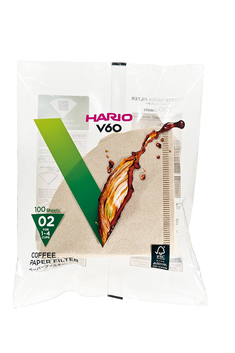 V60 Paper Filters: White / 100 Sheets Boxed 02
