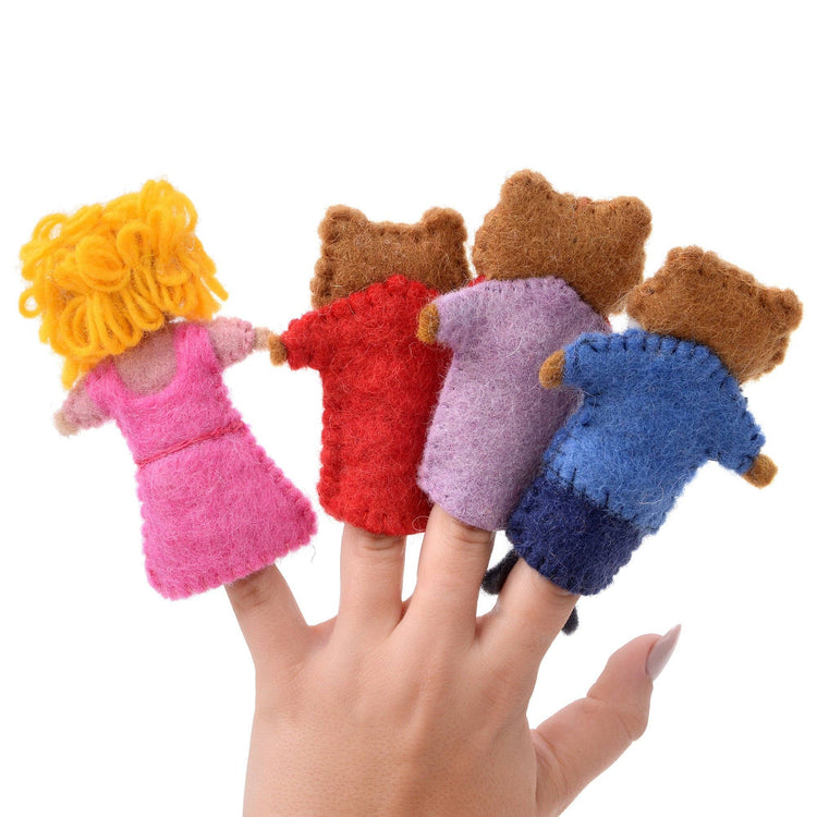 Goldilocks Three Bears Finger Puppets – Story Set Ages 3+