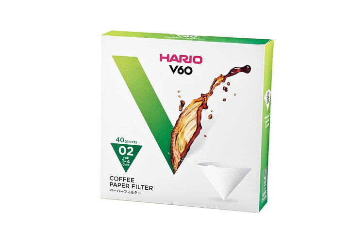 V60 Paper Filters: White / 100 Sheets Boxed 02