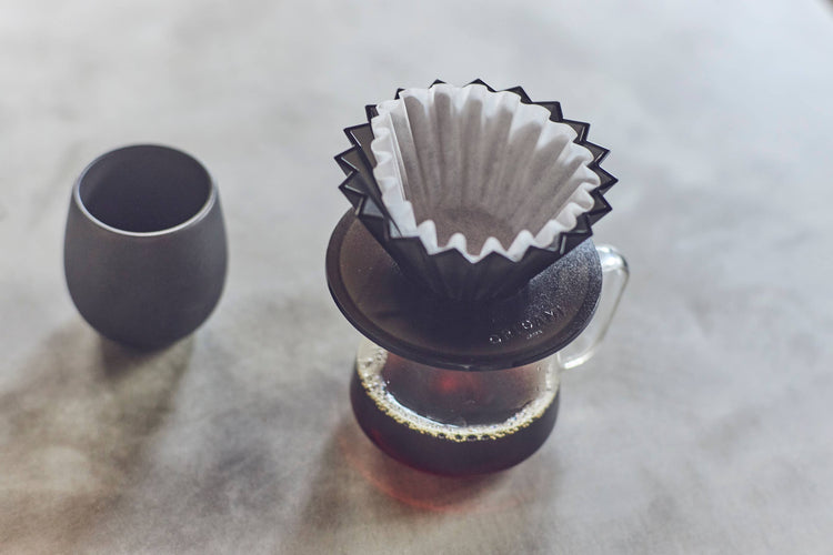 ORIGAMI Original Paper Filter (Wave): 2-4CUPS