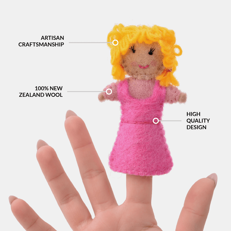 Goldilocks Three Bears Finger Puppets – Story Set Ages 3+