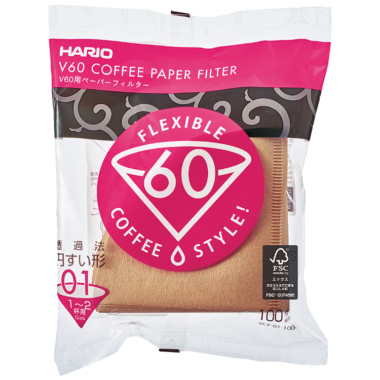 V60 Paper Filters: White / 100 Sheets Boxed 02