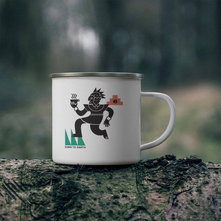 Farmer's Chuyo Incan Camper Coffee Enamel Mug