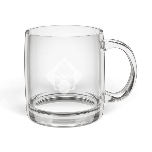 Engraved Chuyo 12.25oz Glass Coffee Mug