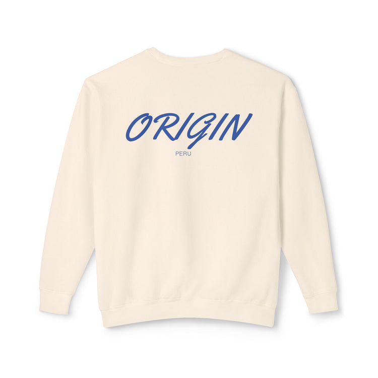 Playa Origin 1 Crewneck Sweatshirt — Blue ‘1’ Front Number
