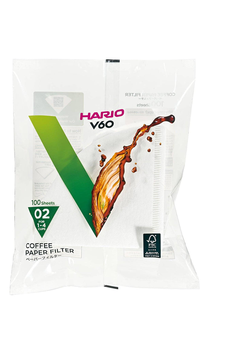 V60 Paper Filters: White / 100 Sheets Boxed 02