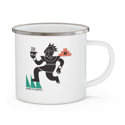 Farmer's Chuyo Incan Camper Coffee Enamel Mug