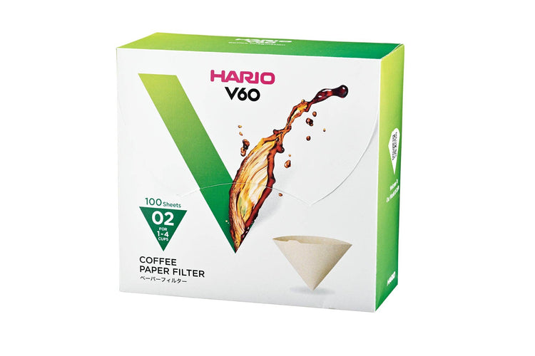 V60 Paper Filters: White / 100 Sheets Boxed 02