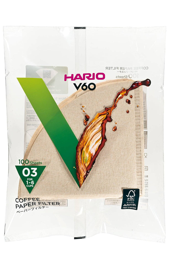 V60 Paper Filters: White / 100 Sheets Boxed 02