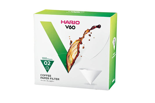 V60 Paper Filters: White / 100 Sheets Boxed 02