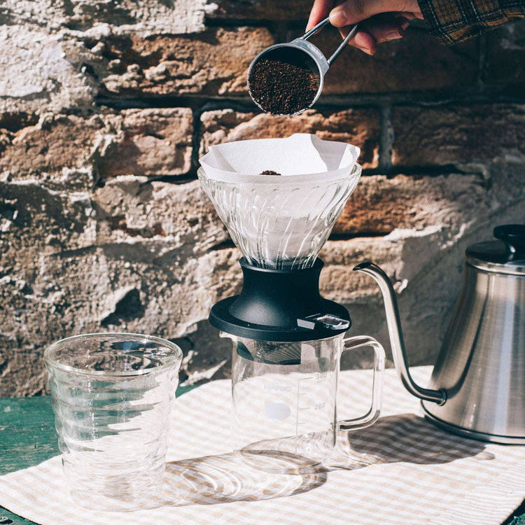V60 Glass "Switch" Dripper: 200mL (Finished capacity)