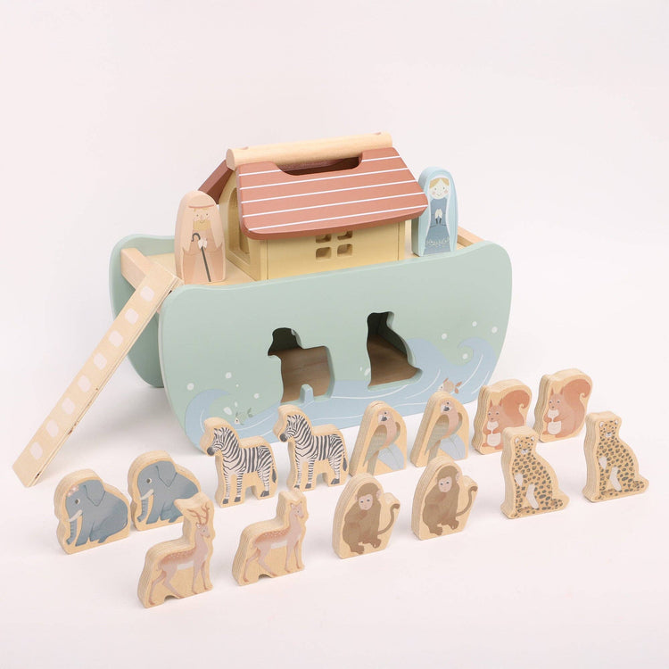 Noah’s Ark Shape Sorter – Wooden Animal Toy Ages 2+