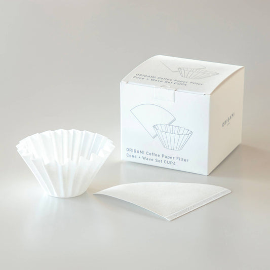 ORIGAMI Original Paper Filter (Cone+Wave set): 1-2 CUPS