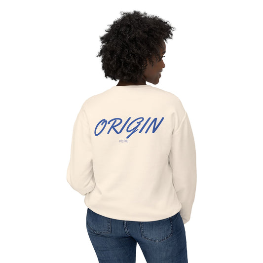 Playa Origin 1 Crewneck Sweatshirt — Blue ‘1’ Front Number