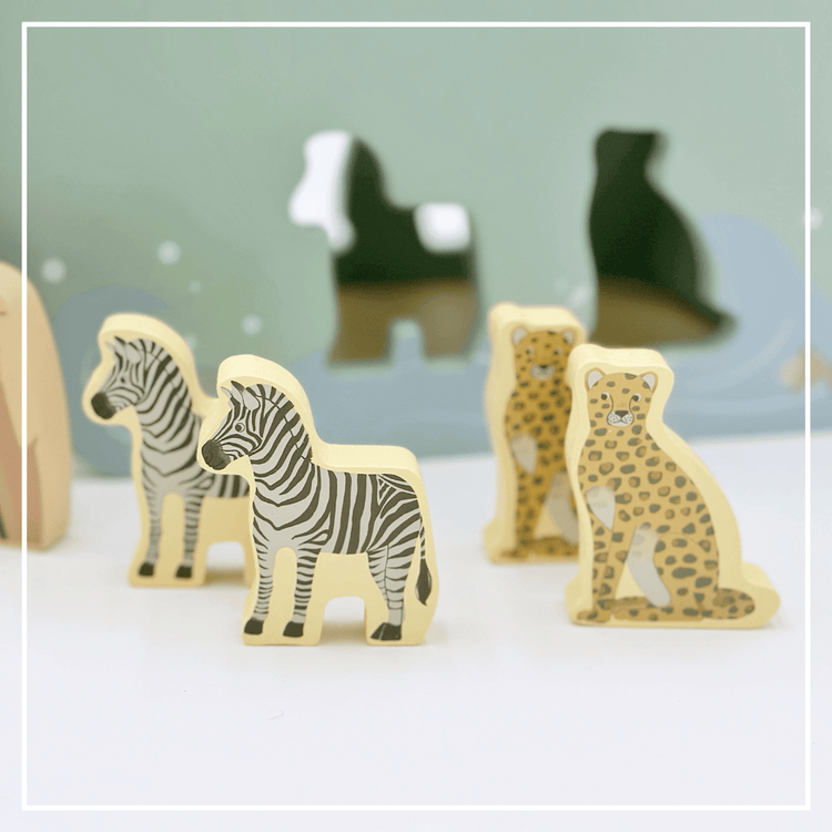 Noah’s Ark Shape Sorter – Wooden Animal Toy Ages 2+