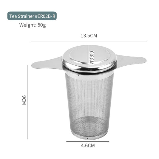 Tea Strainer Fine Mesh Tea Infuser With Lid