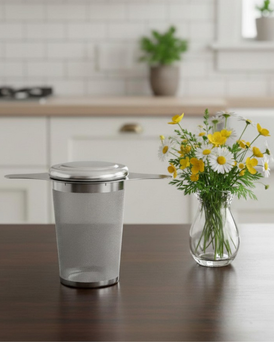 Tea Strainer Fine Mesh Tea Infuser With Lid
