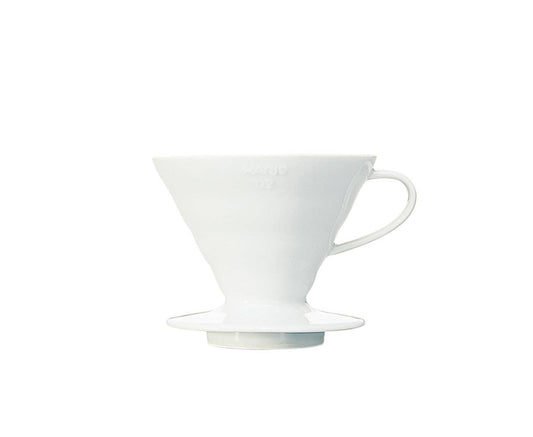V60 Coffee Dripper Ceramic: White
